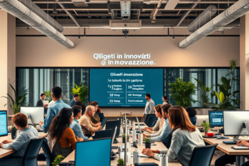 Immagine che rappresenta l'innovazione e le opportunità lavorative offerte da Olivetti.