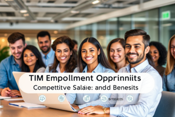 Opportunità di lavoro in TIM nel settore telecom con vantaggi salariali.