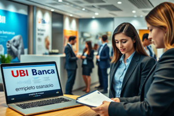 Immagine rappresentativa delle opportunità di lavoro in UBI Banca