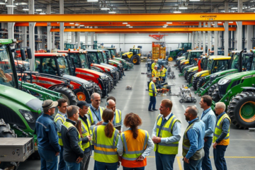 Immagine rappresentativa di opportunità di lavoro in CNH Industrial nel settore macchinari, evidenziando salari e benefici.