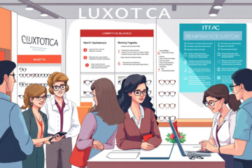 Informazioni su salari e benefici di Luxottica nel settore ottico