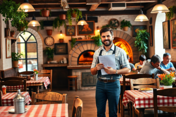 Immagine di una pizzeria italiana con opportunità di lavoro