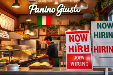 Panino Giusto offre opportunità di lavoro nel settore fast food con panini di alta qualità.